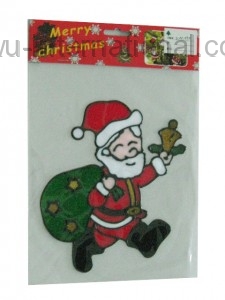 M010 santa christmas window sticker photo